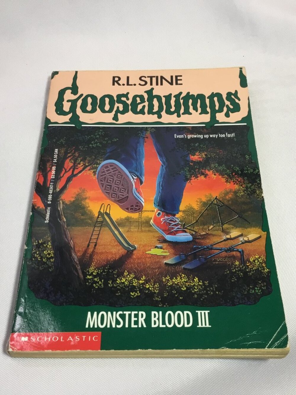 Goosebumps Series Monster Blood 3 R. L. Stine 29 Trade Paperback First Print